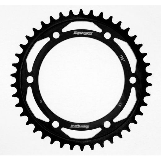 Reťazová rozeta SUPERSPROX RFE-1307:42-BLK čierna 42T, 525