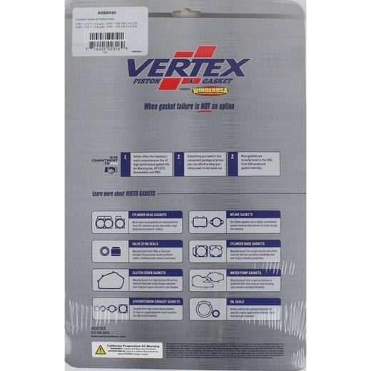 Sada tesnení motoru kompletná WINDEROSA CGK 8080040 without seals