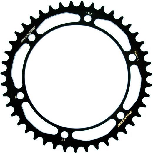 Reťazová rozeta SUPERSPROX RFE-1346:43-BLK čierna 43T, 525