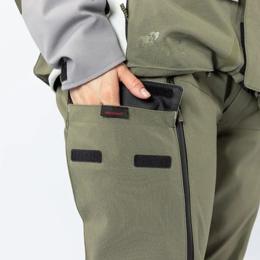 Women's laminated pants iXS VENTURE-STX 1.0 X2-015605 olive-light grey D5XL