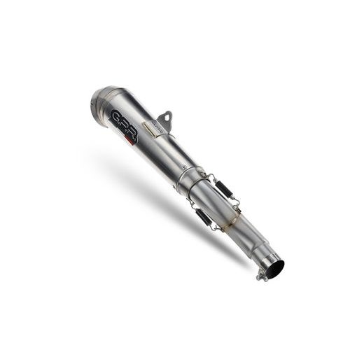 Koncovka výfuku Slip-on GPR POWERCONE EVO E5.VO.2.1.PCEV Brushed Stainless steel including removable db killer and link pipe