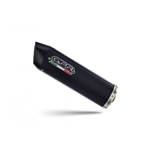 Koncovka výfuku Slip-on GPR FURORE A.75.RACEDB.FUNE Matte Black including link pipe and removale dbkiller