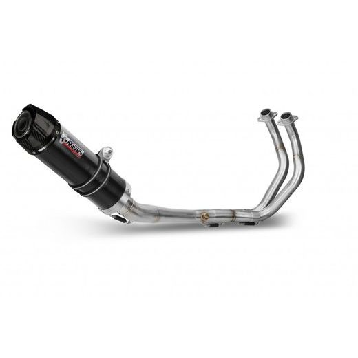 Výfuk kompletný 2x1 MIVV GP Y.045.LXBC Black with carbon cap