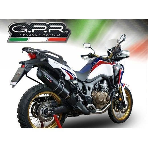 Koncovka výfuku Slip-on GPR FURORE EVO4 NERO E4.H.226.1.FNE4 Matte Black including removable db killer and link pipe