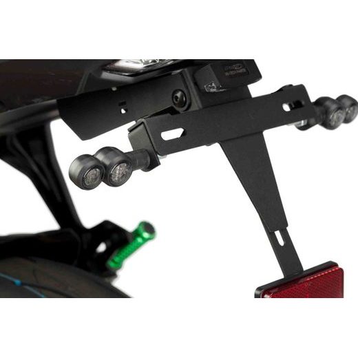 Blinkre PUIG LIGHT 9557N čierna Zadný, homologovaný