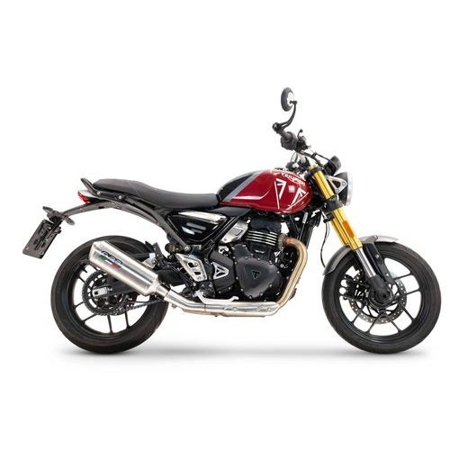 Koncovka výfuku Slip-on GPR SATINOX E5.T.101.SAT Brushed Stainless steel pre TRIUMPH Speed 400 2023-2025