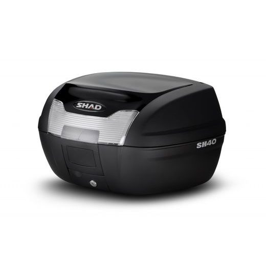Topcase - s farebným krytom SHAD SH40 lesklá čierna