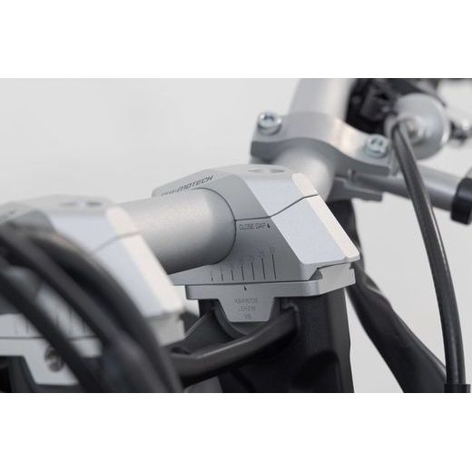 variabilní zvýšení řídítek o průměru 28mm, H 28, stříbrné