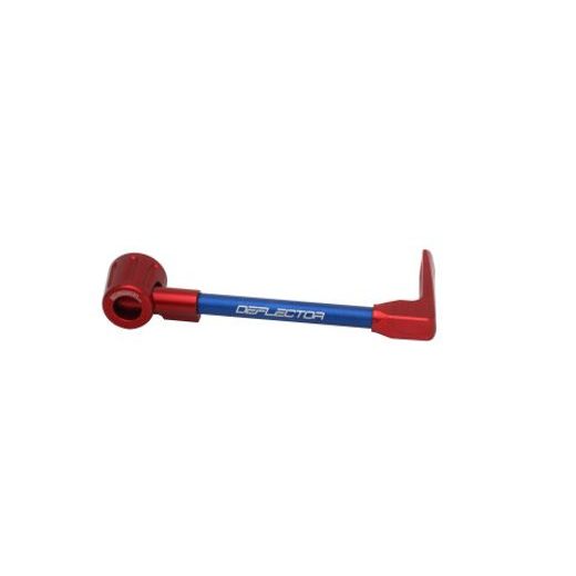 Lever guard ACCOSSATO with blue hose and joint right, aluminium