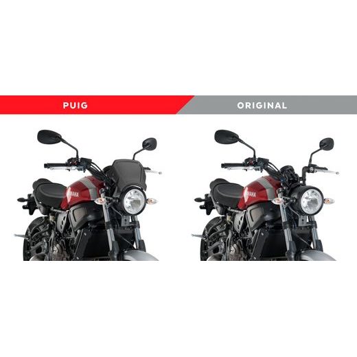 Plexi na motorku PUIG FRONTAL PLATE 3593N čierna