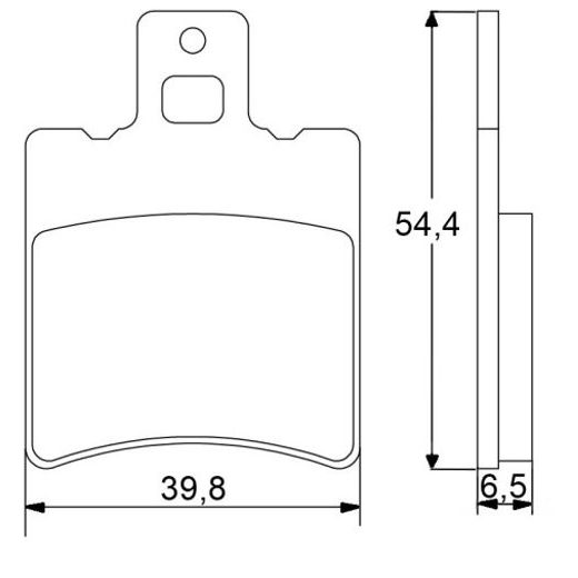 Brzdové obloženie ACCOSSATO AGPA14 OR