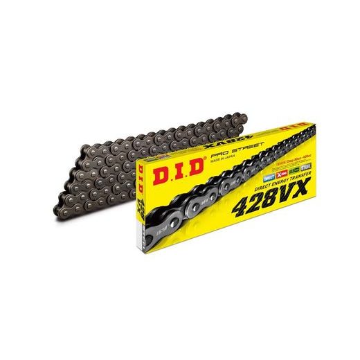 Reťazová sada D.I.D Chain - strieborný chain 428 VX, X-ring (X, NX, QX, XS), CHK front sprocket SUPERSPROX, CHK rear sprocket SUPERSPROX STEALTH pre SUZUKI RM 80 1997-2001
