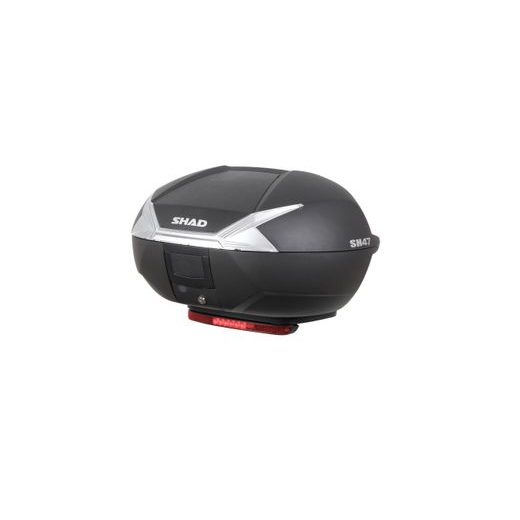 Vrchný kufor na motorku SHAD SH47 D0B47106 Čierna/biela