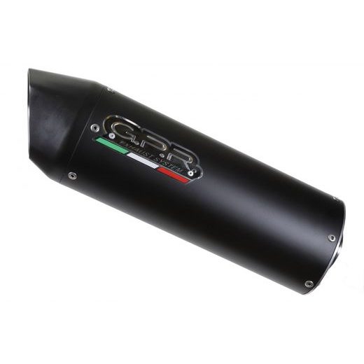 Koncovka výfuku Slip-on GPR FURORE SCOM.206.FUNE Matte Black including removable db killer and link pipe