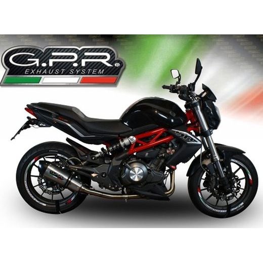 Koncovka výfuku Slip-on GPR NEW GRAND PRIX EVO TITANIUM BE.8.GPAN.TO Brushed Titanium including removable db killer and link pipe