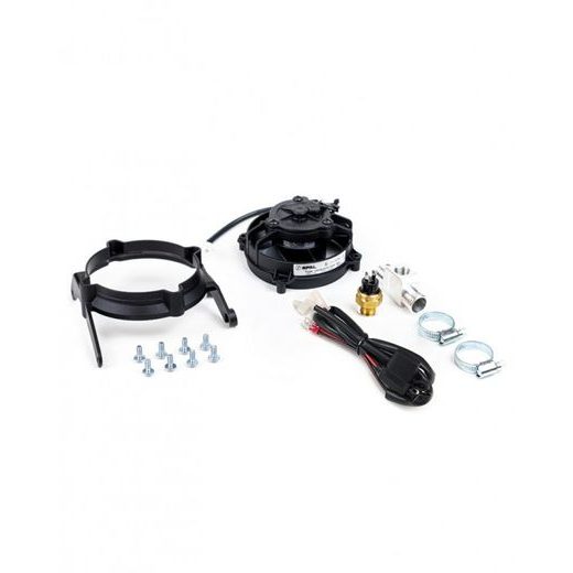 Radiator cooling fan and mounting kit SPAL EP-RFS-PLK17-TE2T with thermoswitch