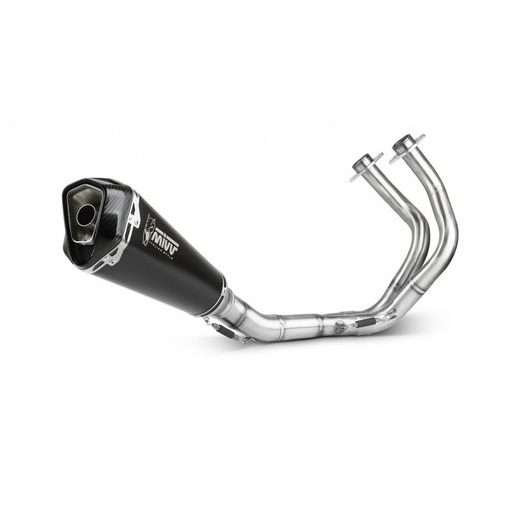 Výfuk kompletný 2x1 MIVV DELTA RACE K.044.LDRB Oceľovo čierna