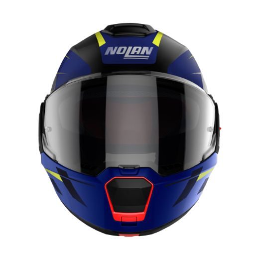 Moto helma Nolan N120-1 Nightlife N-com Flat Black 28