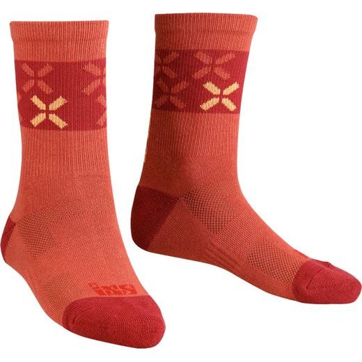 Ponožky iXS SOCKS 2.0 473-510-4014 dark red S