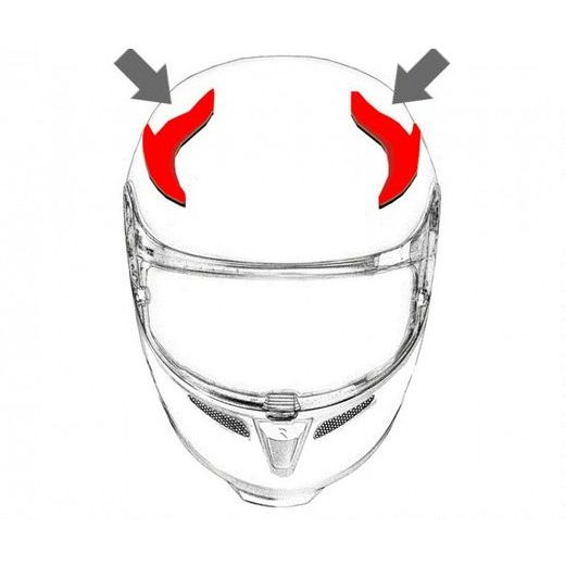 Side ventilation iXS iXS363 X12044 čierna matná