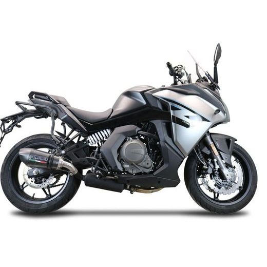 Koncovka výfuku Slip-on GPR NEW GRAND PRIX EVO POPPY CF.7.GPAN.PO Carbon look including removable db killer and link pipe