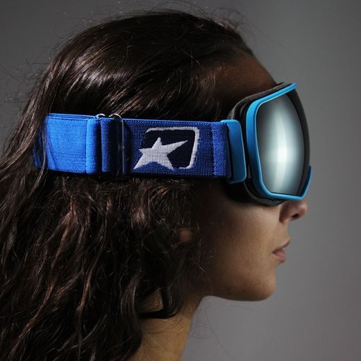 Okuliare ARIETE PANORAMA 14900-AMS mirrored lens blue melange strap