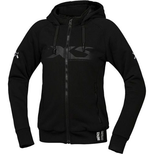 Women's hoodie iXS RAPID 1.0 X2-343605 čierna DXS
