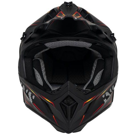 Cross helmet iXS iXS189 FG 2.0 X12809 čierna matná červená XS