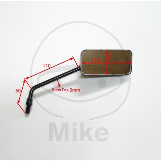 Zpätné zrkadlo JMT ZR 4075 čierna pravý