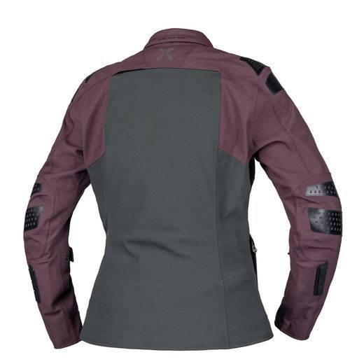 Laminated women's jacket iXS TOURSTER-STX 3.0 X2-111607 eggplant purple-metal grey XXL
