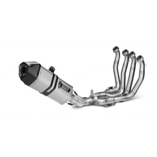 Výfuk kompletný 4x2x1 MIVV SPEED EDGE R.YA.0010.SRT Celotitán / Karbónové viečko