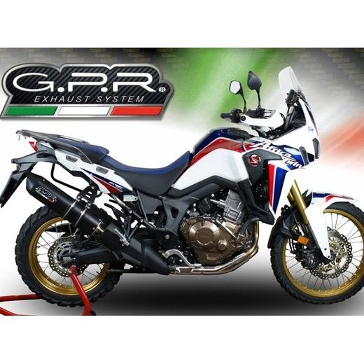 Koncovka výfuku Slip-on GPR FURORE EVO4 NERO E4.H.226.1.FNE4 Matte Black including removable db killer and link pipe