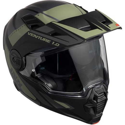 Flip-up helmet iXS VENTURE 1.0 X15903 black-anthracite-olive S
