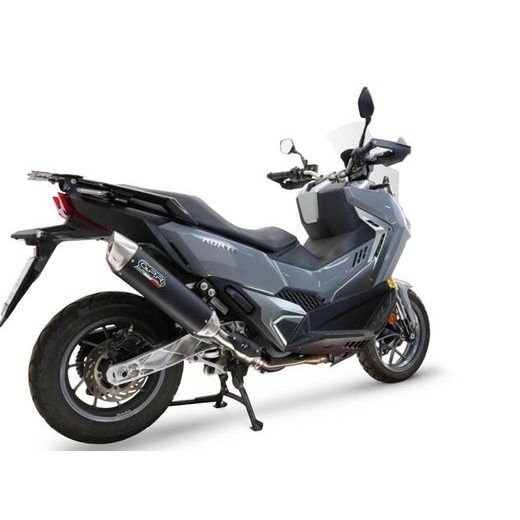 Koncovka výfuku Slip-on GPR FURORE-X SCOOTER SYM.10.CAT.FXSC Matte Black including silencer approved for noise,db killer and catalyst compliant for inspection