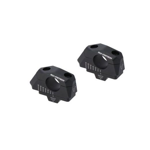 variabilní zvýšení řídítek o průměru 28mm, H 28, černé