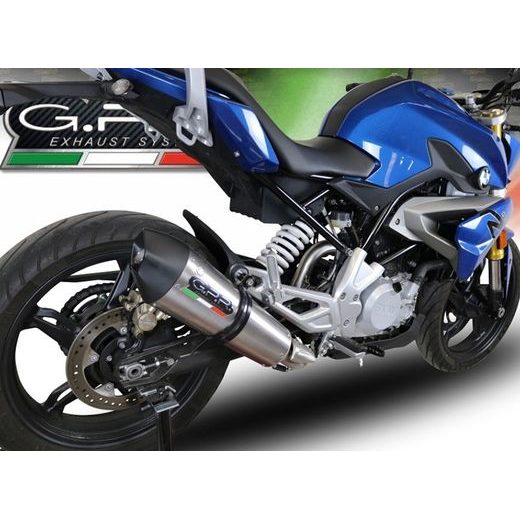 Výfuk kompletný GPR NEW GRAND PRIX EVO TITANIUM E5.BM.CAT.93.GPAN.TO Brushed Titanium including removable db killer and catalyst