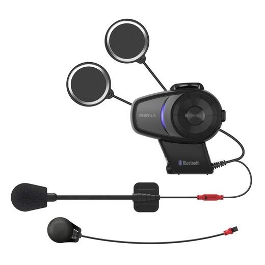 SENA 10S BLUETOOTH 4.1 MOTOCYKLOVÝ INTERKOM DO 1600M S UNIVERZÁLNYM SADA MIKROFÓNU (BEZ RÁDIA) (1 SADA) (EL) - NAHRADÍ 10S-01