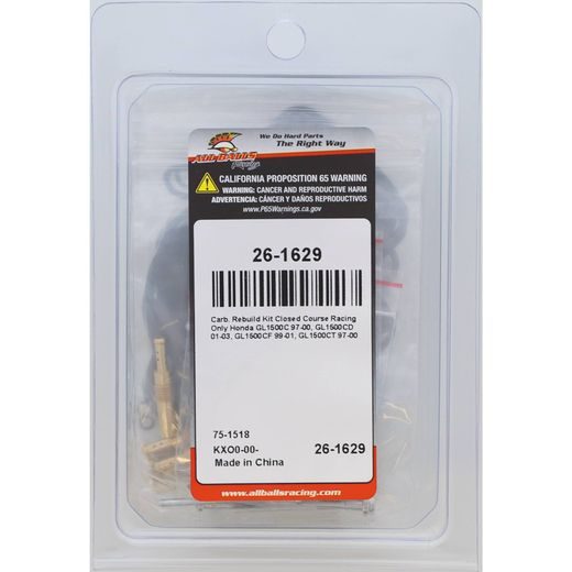 opravná sada karburátora All Balls Racing CARK26-1629