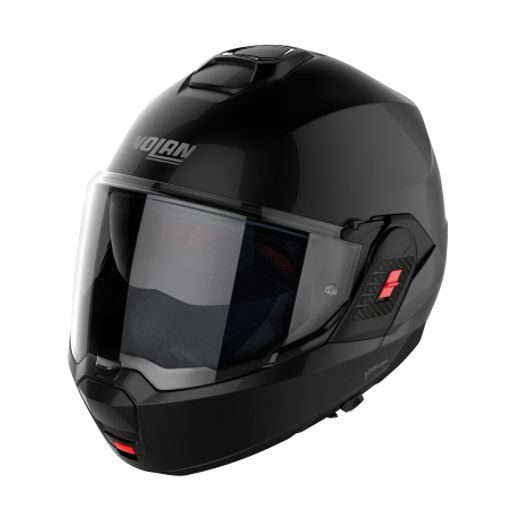 Moto helma Nolan N120-1 Classic N-com Glossy Black 3