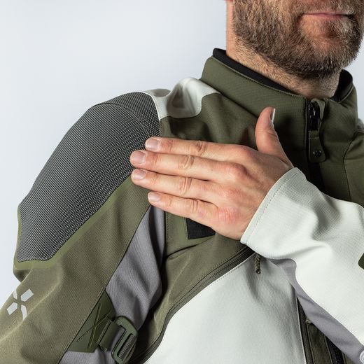 Bunda iXS VENTURE-AIR 1.0 X2-051405 light grey-olive 3XL