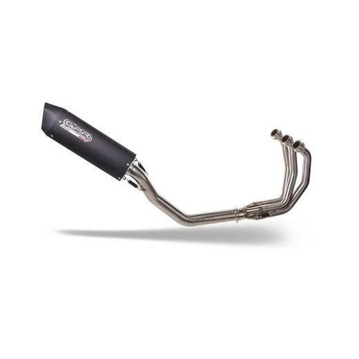Výfuk kompletný GPR FURORE NERO E5.T.100.RACEDB.FUNE Matte Black including removable db killer