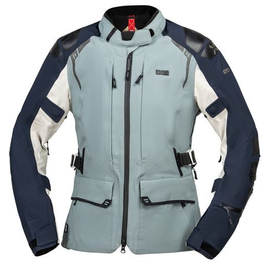 Women's laminated jacket iXS TOURSTER-STX 2.0 X2-111606 dark blue-blue grey-cool grey DS