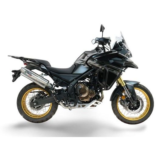 Koncovka výfuku Slip-on GPR TRIOVAL VO.8.TRI leštená nerezová oceľ including removable db killer and link pipe