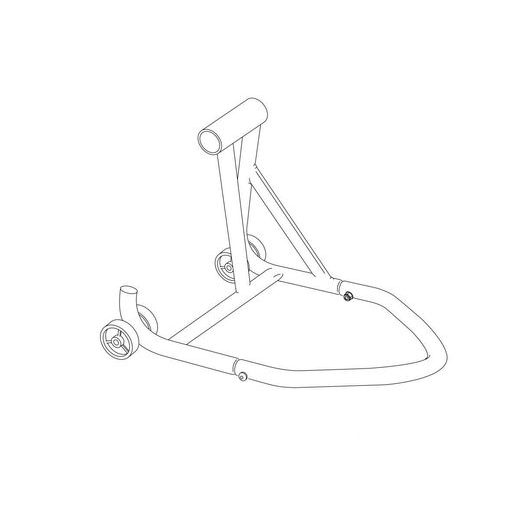 Moto zdvihák PUIG SIDE STAND 5849N čierna pravý