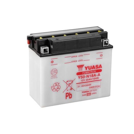 Yumicron battery NO ACID YUASA Y50-N18A-A