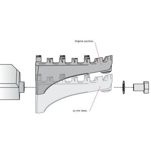 Montážní sada pro stupačky ION, Yamaha 700 Ténéré (19-)