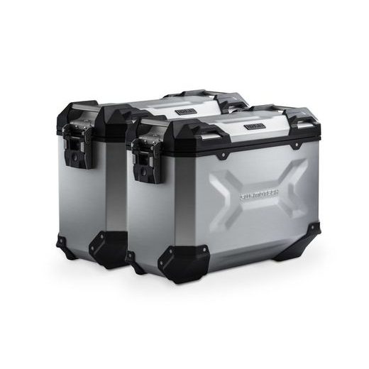 TRAX ADV sada bočních kufrů-stříbrné 37/37 l. Suzuki DL 650 (17-).