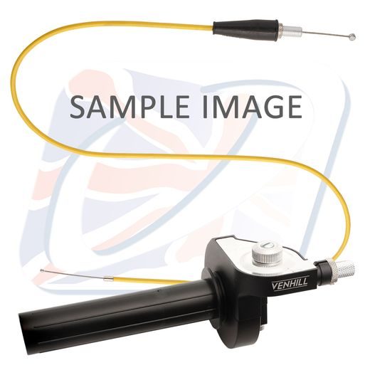 Twistgrip conversion 600A Venhill S01-4-045/9-YE s nízkym trením žltá