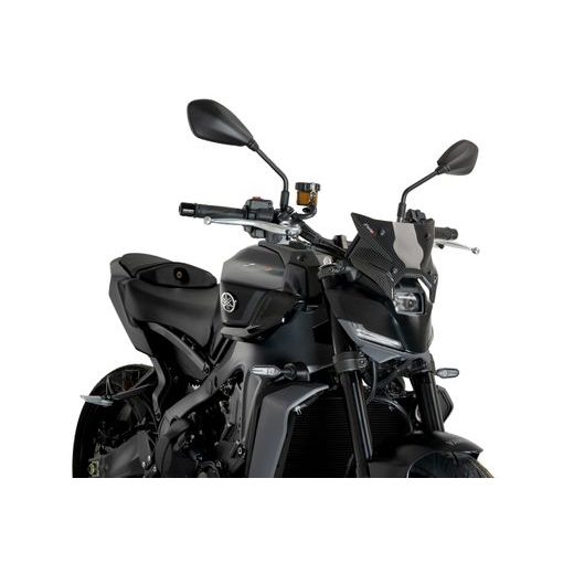 Plexi na motorku PUIG NEW GEN. SPORT PLUS 22093C karbónový vzhľad