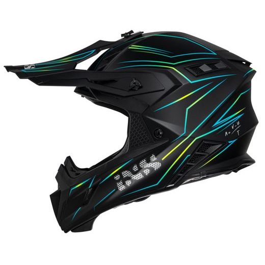 Cross helmet iXS iXS189 FG 2.0 X12809 čierna matná-žltá fluo L